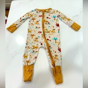 Lion King Little Sleepies Zippy- worn once